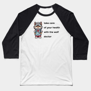 mr. health wolf Baseball T-Shirt